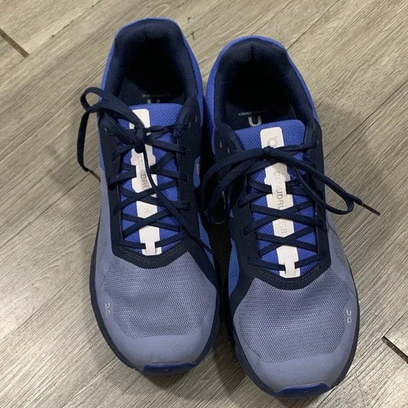 On Running Cloudrunner Men's Low-Top Sneaker, Shale Cobalt size 12.5